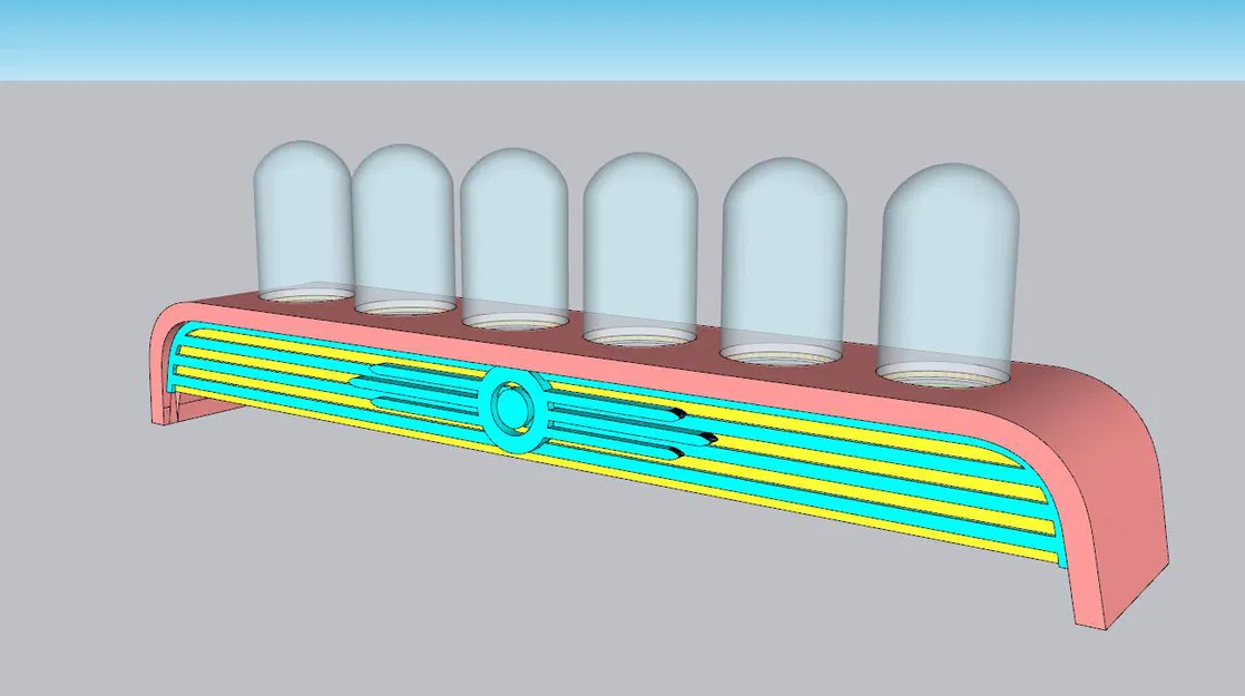 Vỏ đồng hồ FALLOUT 4 Faux Nixie Tube Clock Case - Image 5