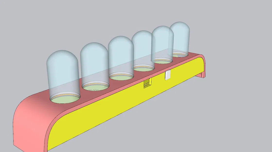 Vỏ đồng hồ FALLOUT 4 Faux Nixie Tube Clock Case - Image 6