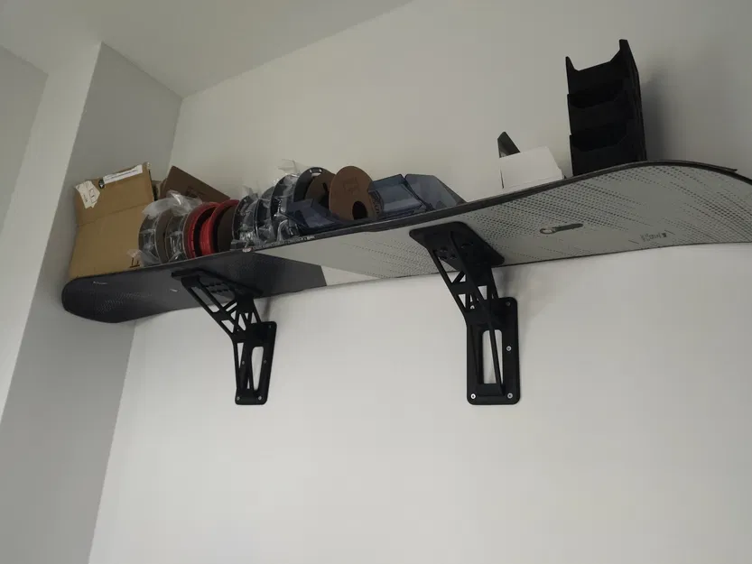 Kệ treo tường từ Snowboard | Gắn không phá hủy - Image 1