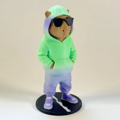 Cool Guy Urban Capybara – Capybara ngầu phong cách streetwear