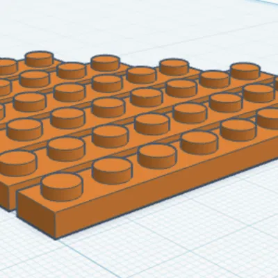 Các mảnh Lego 1x1 đến 1x10