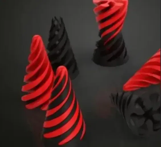 Cone figet spiral spinner (đồ chơi fidget xoắn hình nón) - Image 2