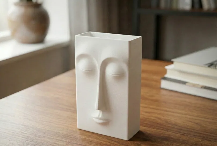 Bình hoa có gương mặt (Vase with faces) - Image 3