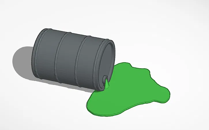 Steelbarrel spill (vệt tràn thùng thép) - Image 1