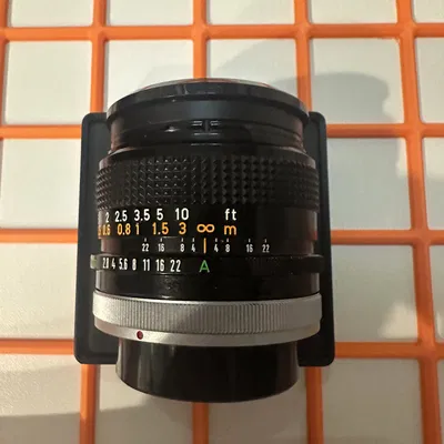 Khay Gridfinity cho ống kính Canon FD 28mm f/2.8