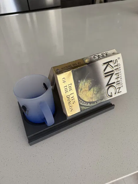 Novel Hovel – Giá kê sách kiêm giữ ly (có extender cho sách lớn) - Image 1