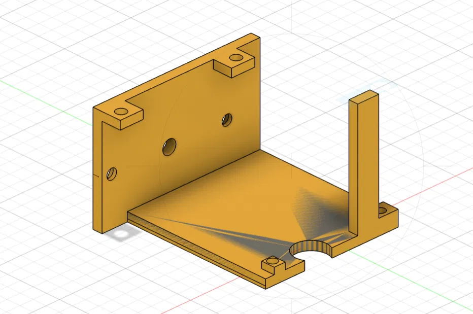 Bát/Bracket gắn HGX lite cho Creality CR-6 SE - Image 1