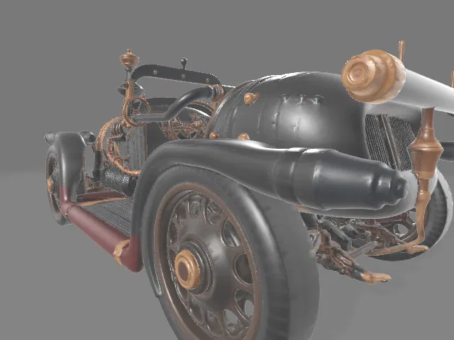 Xe Hơi Steampunk (Steampunk Car) - Image 2