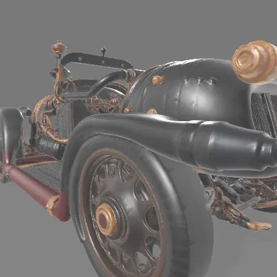 Xe Hơi Steampunk (Steampunk Car)