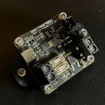 Ngàm gắn DIN Rail cho bo BTT EBB36/EBB42 GEN2 USB Adapter