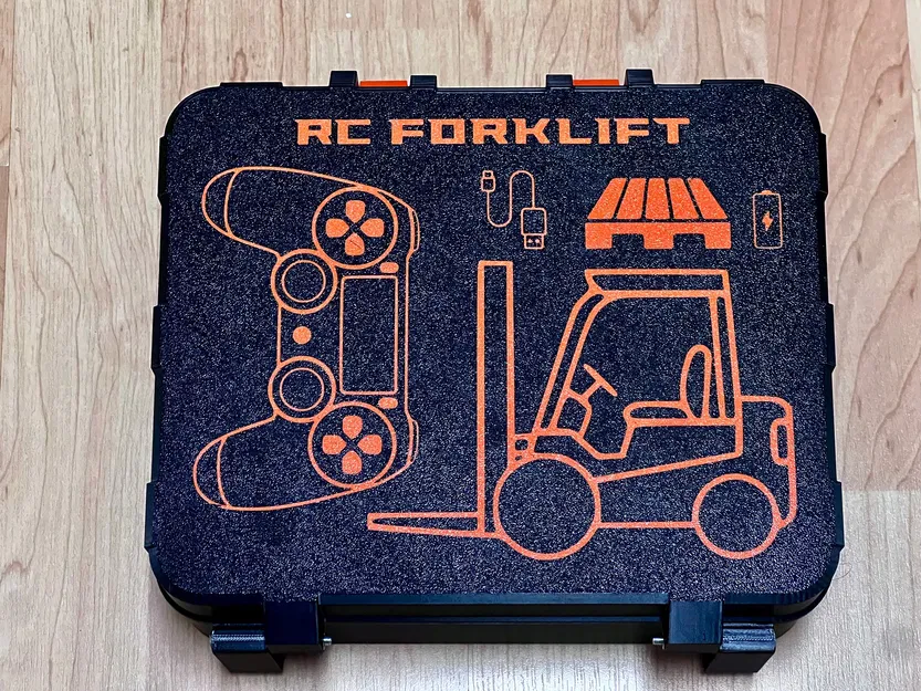 Hộp đựng bền bỉ tùy biến cho RC Models – RC Forklift - Image 1