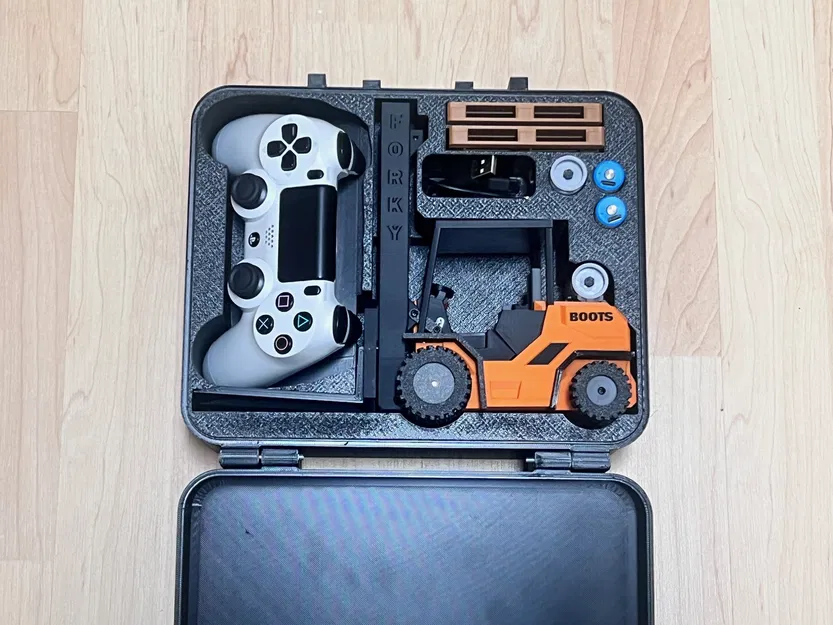 Hộp đựng bền bỉ tùy biến cho RC Models – RC Forklift - Image 2