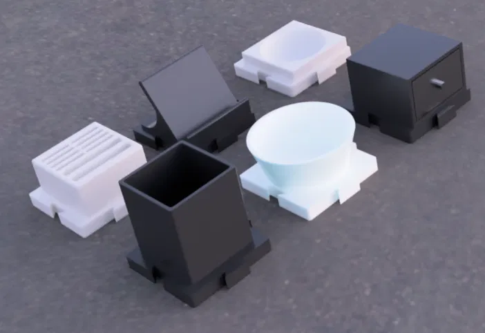 Ultimate Modular Desktop Organizer – Bộ organizer bàn làm việc lắp ghép module - Image 1