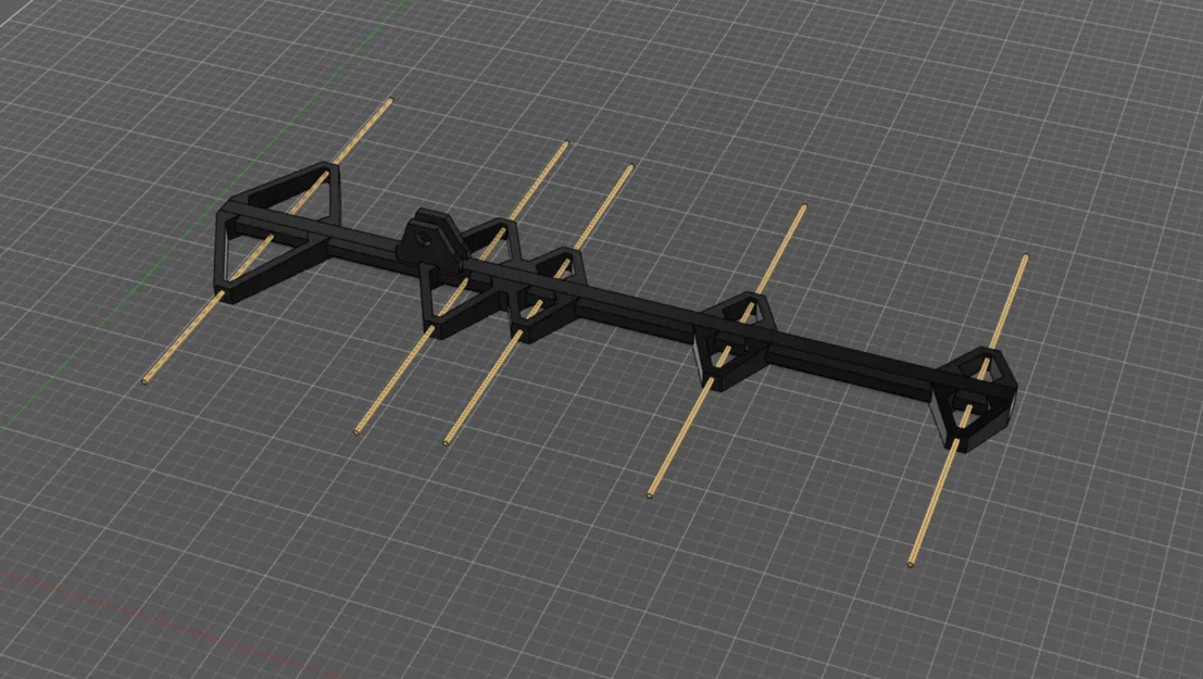 Khung anten Uda Yagi (868MHz) - Image 1