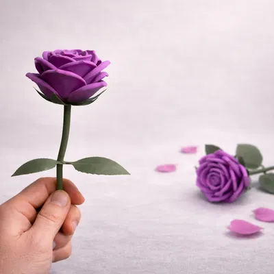 Velvet Petal – Hoa hồng trang trí phong cách hiện đại