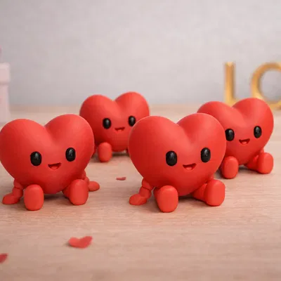 Happy Heart Desk Buddy – Bạn Trái Tim Dễ Thương Để Bàn