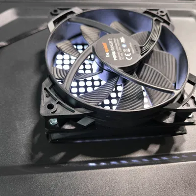 Adapter chuyển từ square mesh case sang fan (tối ưu airflow)