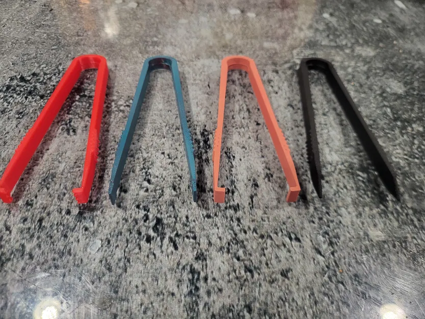 4 Mẫu Nhíp 3D In Được – In 10 Phút, Dưới 5g Filament - Image 6