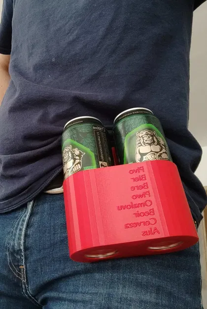 Redneck Fanny Pack (Túi bao tử kiểu “redneck” kẹp 2 lon bia) - Image 1