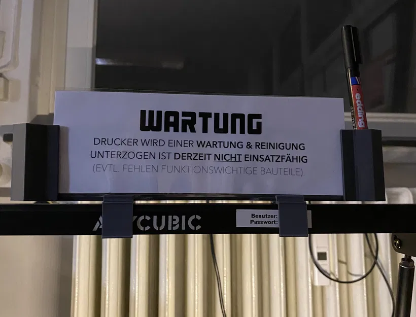 Kobra 2 Max - Kẹp Giấy Nhắn (Clip-On Message Holder) - Image 1