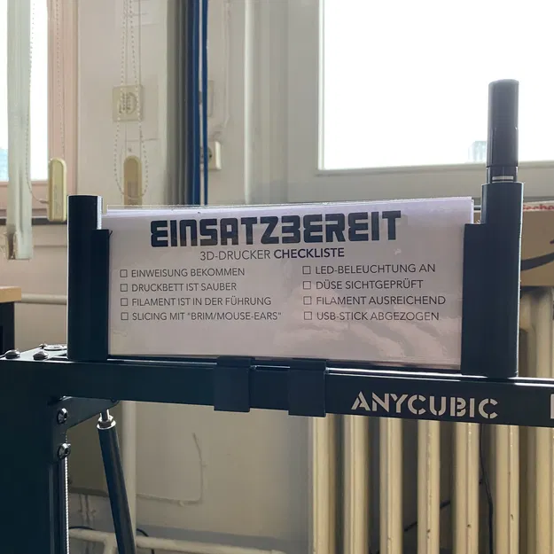 Kobra 2 Max - Kẹp Giấy Nhắn (Clip-On Message Holder) - Image 5