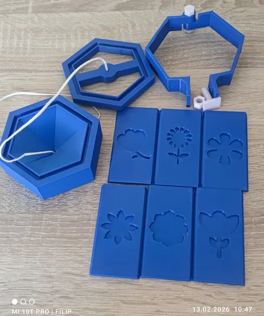 Khuôn đúc nến (Candle mold) tháo rời, thay được hoa văn - Image 3