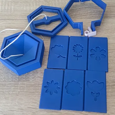 Khuôn đúc nến (Candle mold) tháo rời, thay được hoa văn