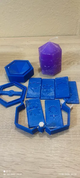 Khuôn đúc nến (Candle mold) tháo rời, thay được hoa văn - Image 6