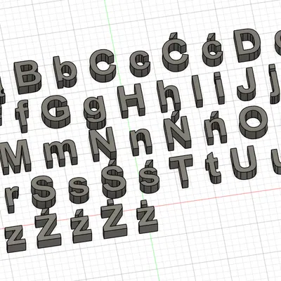 Alfabet alphabet litery – Bộ chữ cái