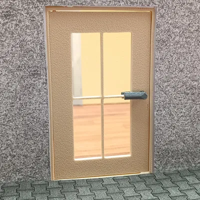 Cửa kèm khung cửa cho nhà mô hình mini (phù hợp Playmobil)