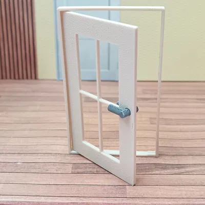 Cửa kèm khung cửa cho nhà mô hình mini (phù hợp Playmobil)