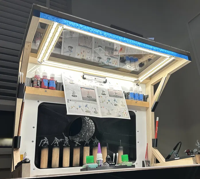 Airbrush Hobby Booth – Buồng làm việc thông gió đa dụng - Image 3