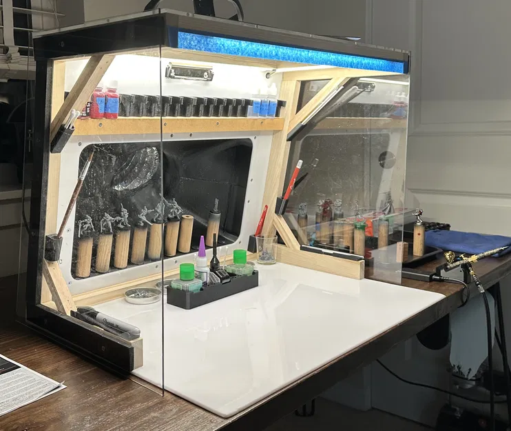 Airbrush Hobby Booth – Buồng làm việc thông gió đa dụng - Image 4