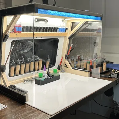 Airbrush Hobby Booth – Buồng làm việc thông gió đa dụng