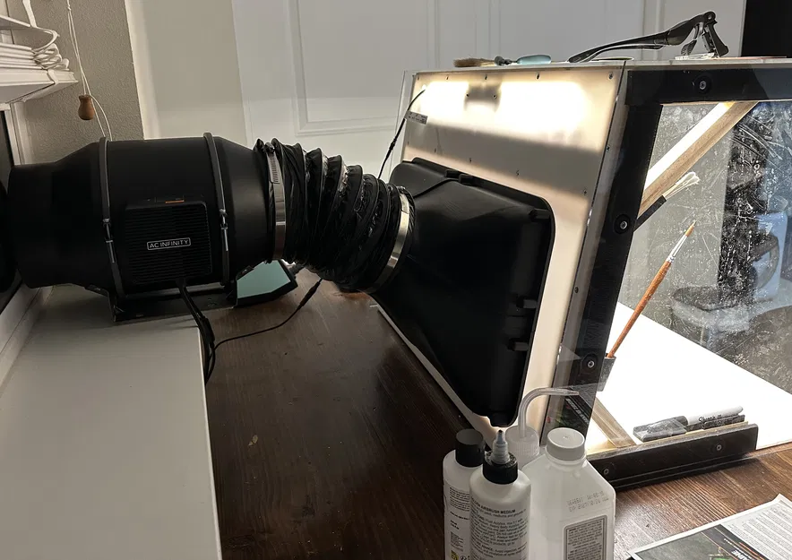 Airbrush Hobby Booth – Buồng làm việc thông gió đa dụng - Image 9