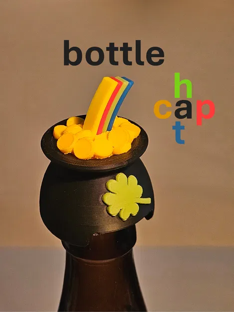 Nắp chai dạng mũ – St Patrick’s Day Edition (Bottle Cap Hat) - Image 1