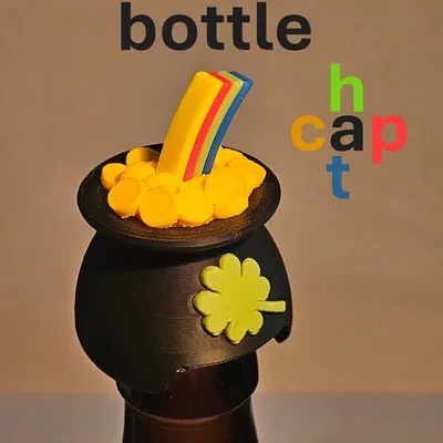 Nắp chai dạng mũ – St Patrick’s Day Edition (Bottle Cap Hat)