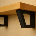 Giá đỡ tường in 3D cho kệ gỗ (Wall Bracket for Shelving) - Thumbnail 3