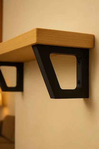 Giá đỡ tường in 3D cho kệ gỗ (Wall Bracket for Shelving) - Image 4