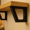Giá đỡ tường in 3D cho kệ gỗ (Wall Bracket for Shelving) - Thumbnail 4