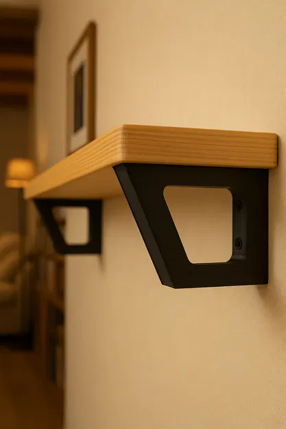 Giá đỡ tường in 3D cho kệ gỗ (Wall Bracket for Shelving) - Image 5