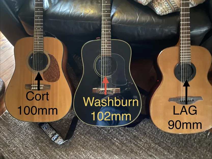 Nắp bịt soundhole đàn guitar (TPU) – Guitar Soundhole Cover TPU - Image 2