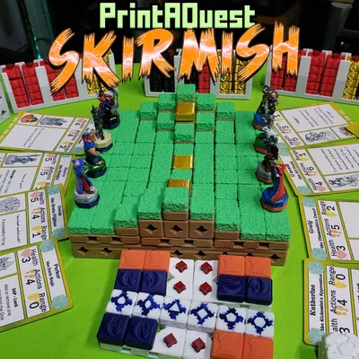 PrintAQuest Skirmish - Game Skirmish Tabletop
