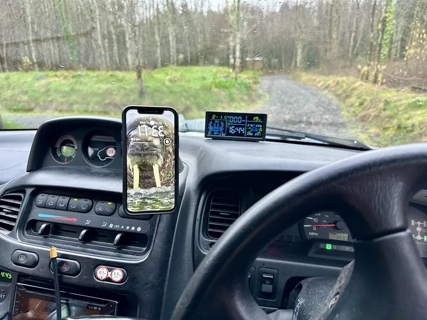 Đế kê (standoff base) gắn phone holder cho Delica L400 - Image 10