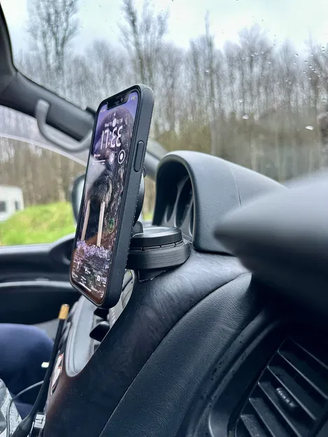 Đế kê (standoff base) gắn phone holder cho Delica L400 - Image 11