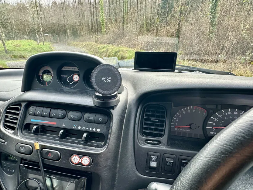 Đế kê (standoff base) gắn phone holder cho Delica L400 - Image 12