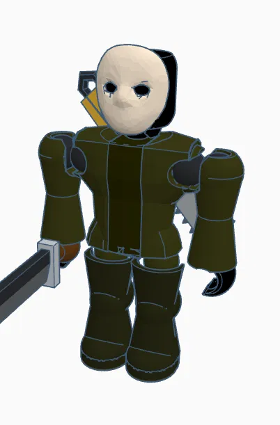 Jason khớp nối từ Roblox Escape Area 51/Forsaken (Mô hình Roblox) - Image 2