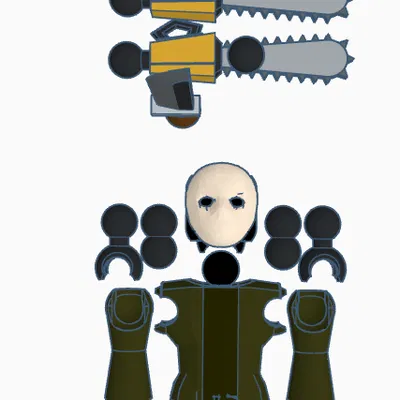 Jason khớp nối từ Roblox Escape Area 51/Forsaken (Mô hình Roblox)