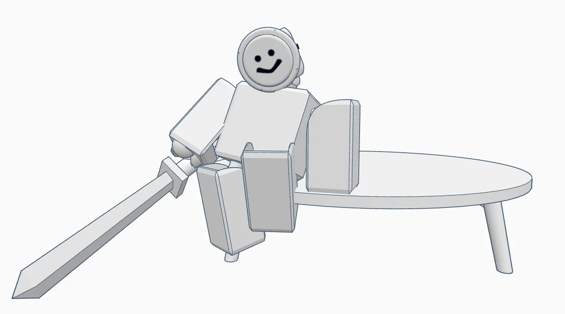 Mô hình Articulated Subject_0 từ Forsaken Roblox Figure (khớp động) - Image 1