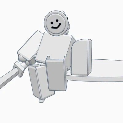 Mô hình Articulated Subject_0 từ Forsaken Roblox Figure (khớp động)